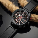 Relógio Curren Magnatta™ + Carteira Antifurto com Proteção RFID [Brinde]