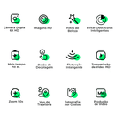 Drone M2 PRO Camera em 8K Full HD, Motor Brushless, 5G WiFi, GPS