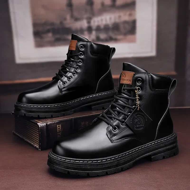 Bota de couro Masculina Lugan