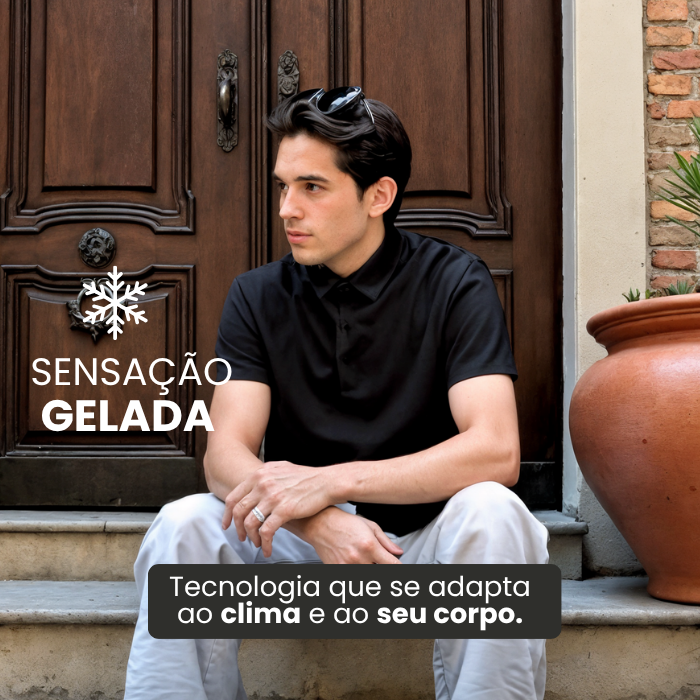 Camisa Polo Ultra-Tech sem costura |COMPRE 3 - LEVE5|