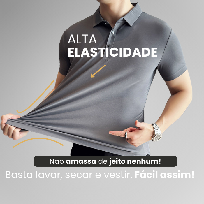 Camisa Polo Ultra-Tech sem costura |COMPRE 3 - LEVE5|