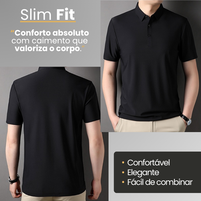 Camisa Polo Ultra-Tech sem costura |COMPRE 3 - LEVE5|
