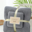 Conjunto de Toalhas em Microfibra Absorvente - Toalha de rosto e toalha de banho